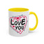 Valentine's Day Mug - Love You Heart Arrows