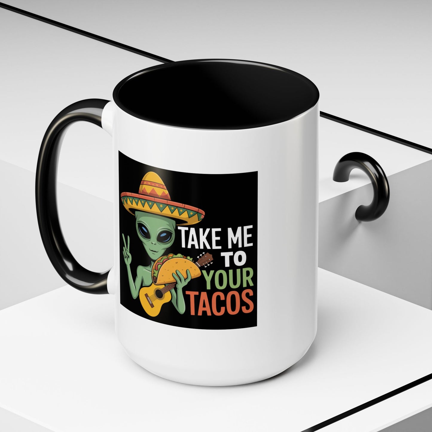 Alien Mug - Take Me To Your Tacos