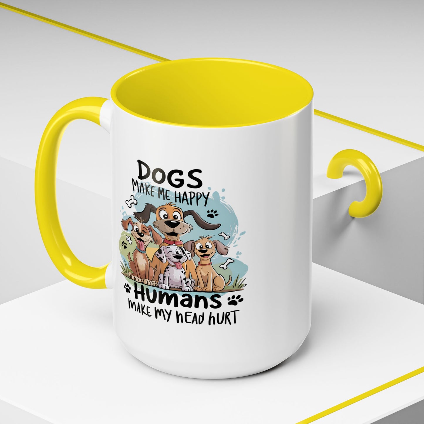 Animal Mug - Dogs Make Me Happy