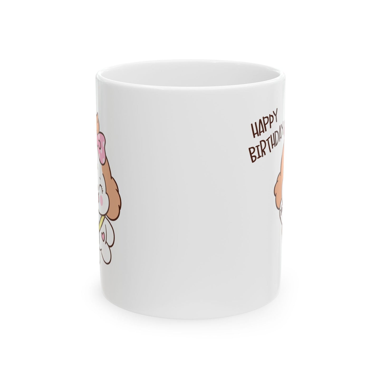 Birthday Mug - Happy Birthday Cute Dog