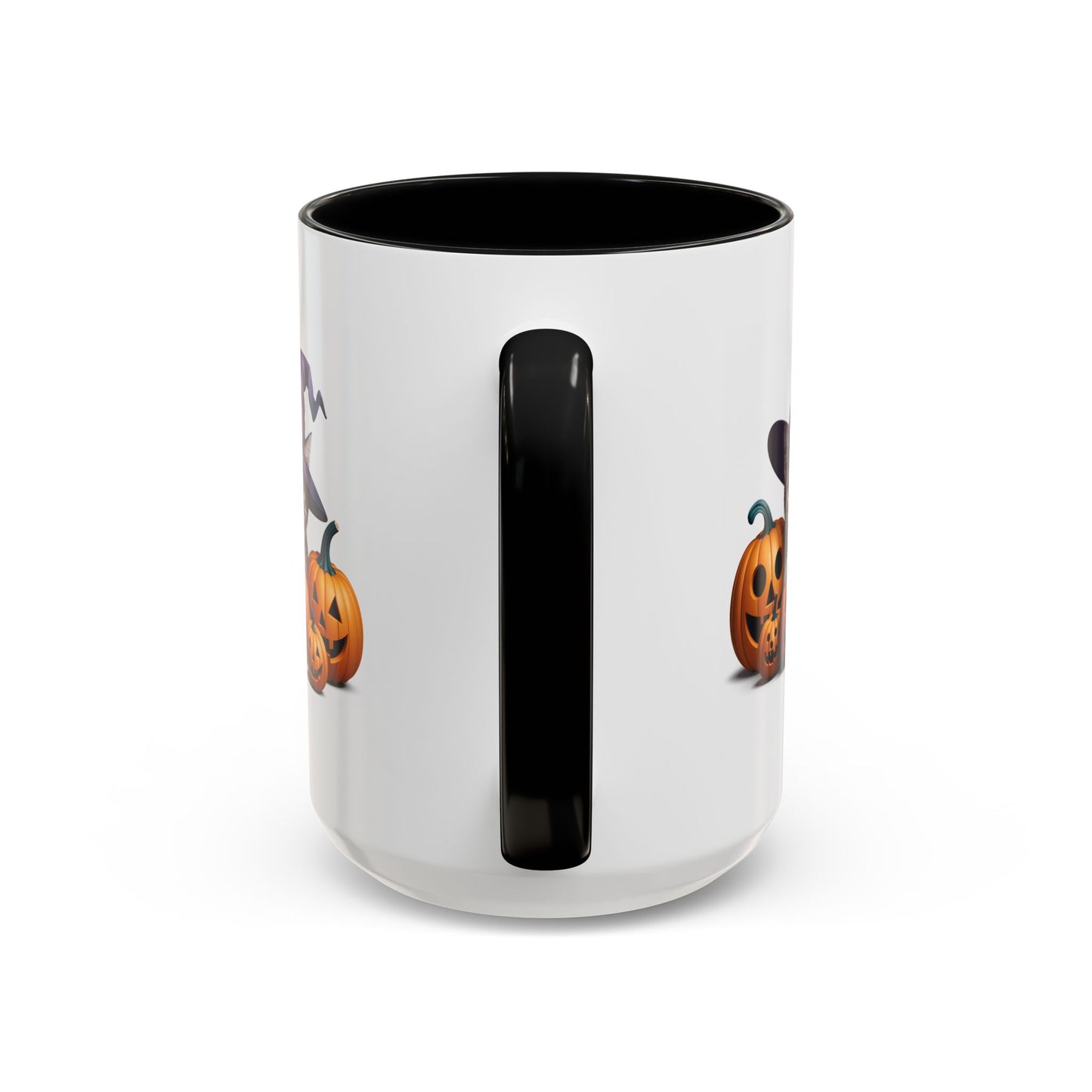 Halloween Mug - Witch Cat Hiding In Pumpkins