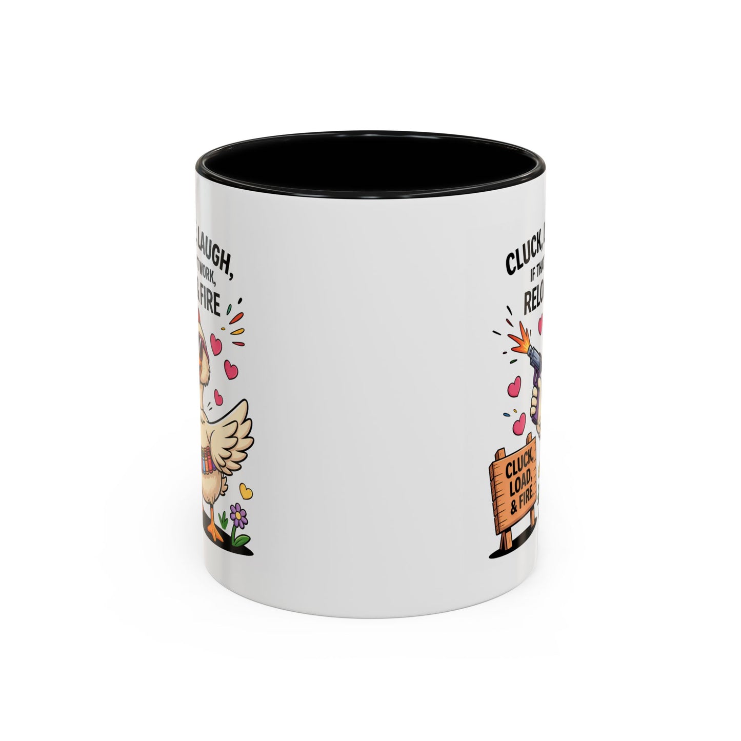 Adult Mug - Cluck Love Laugh