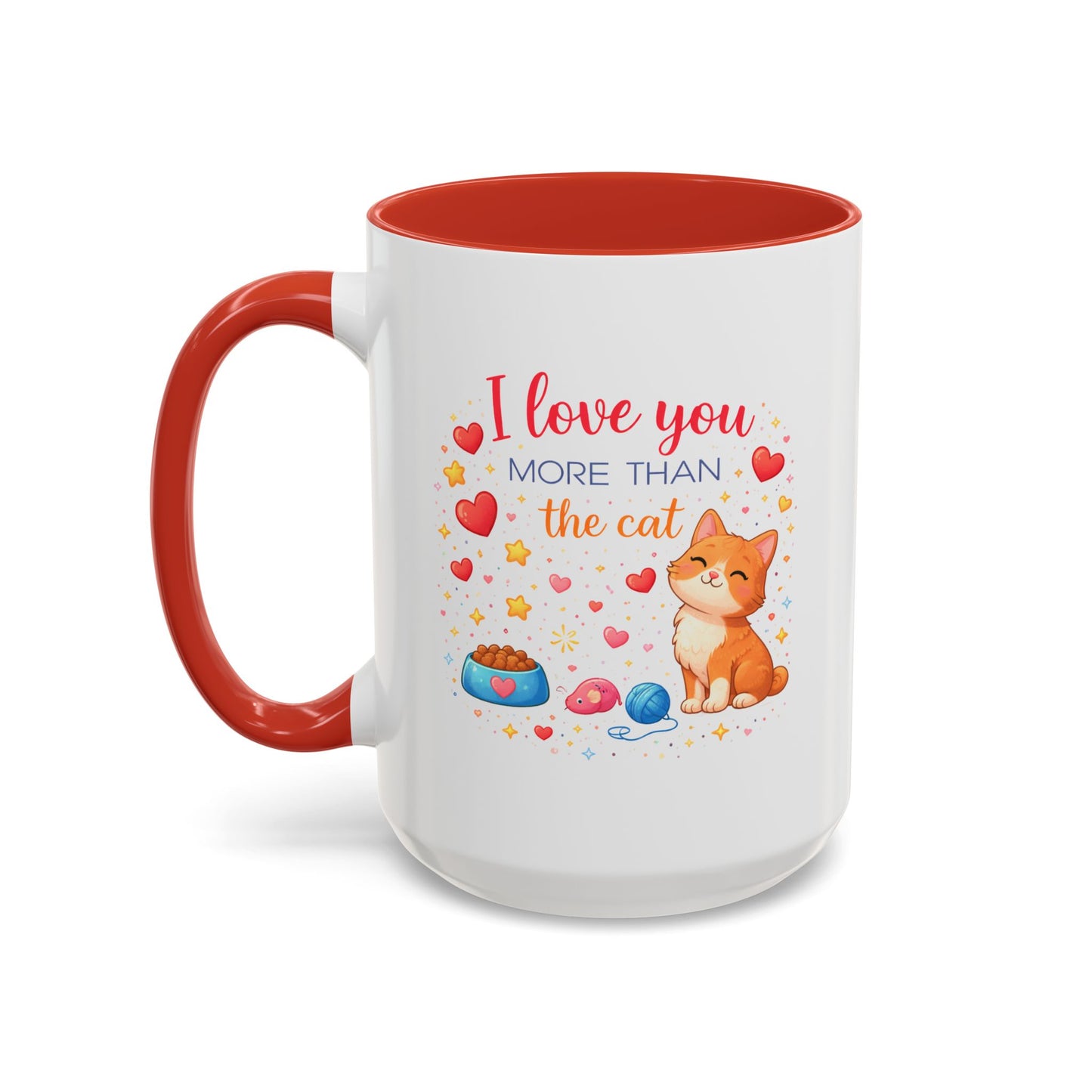 Anniversary Mug - I Love You More Than The Cat