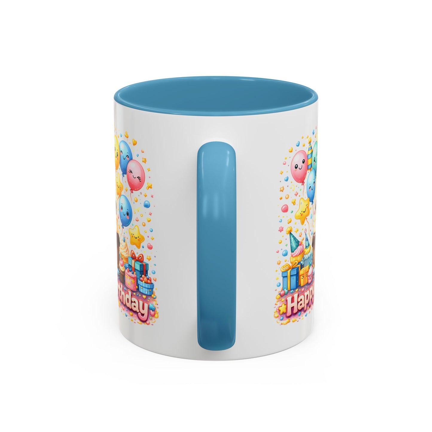 Birthday Mug - Cake and Balloons