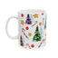 Christmas Mug - Trees Candy Stars Ornaments Pattern