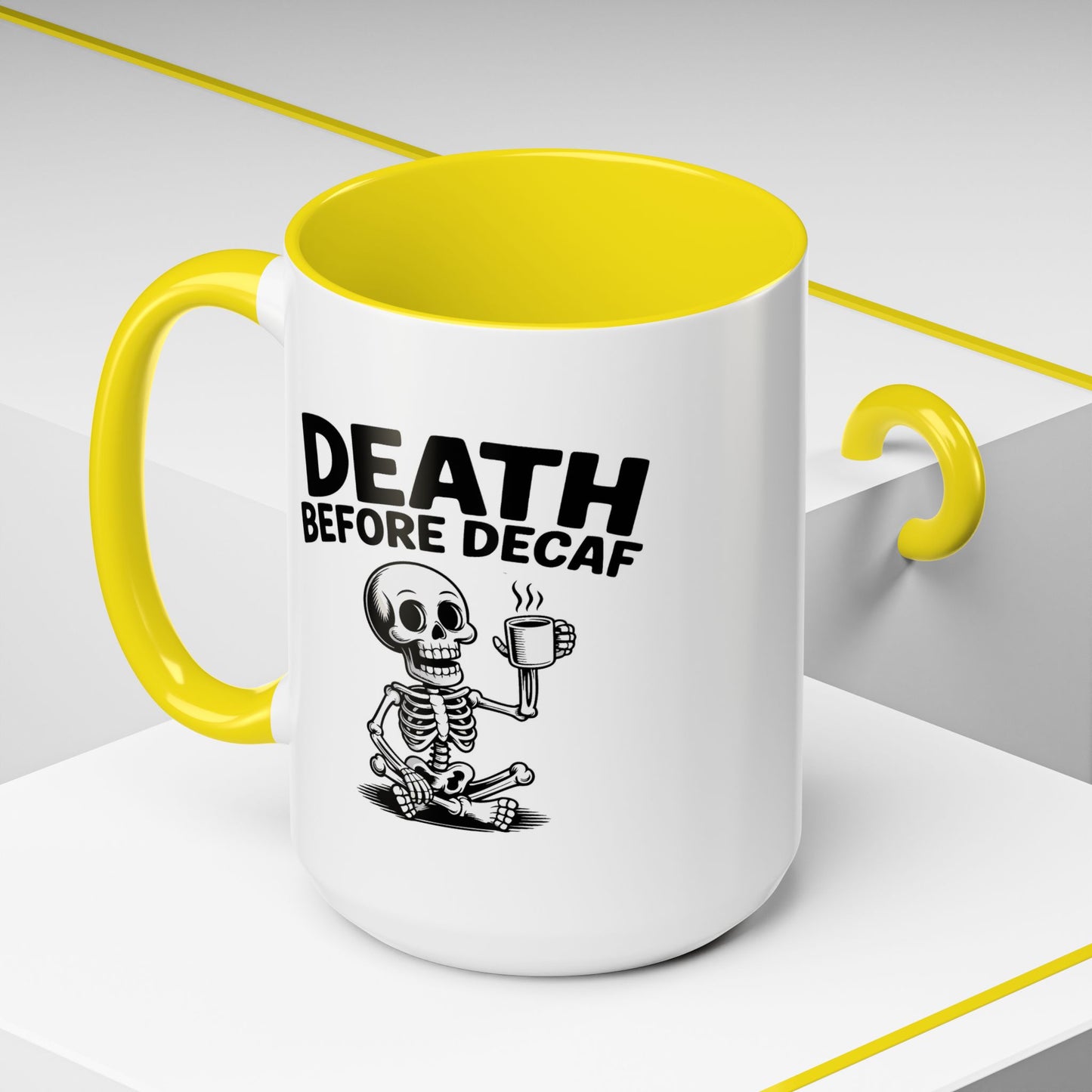 Humor Mug - Death Before Decaf