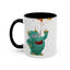 Humor Mug - Monster Drinks Coffee Spill