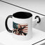 4th of July Mug - Skull Guns Flag