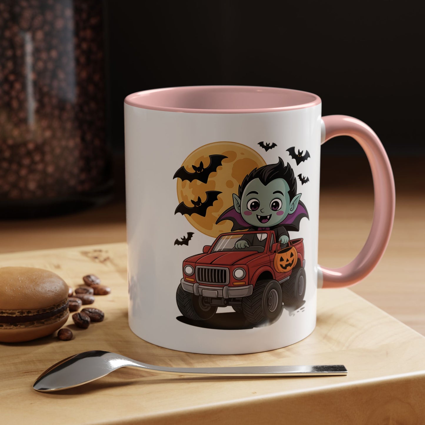 Halloween Mug - Driving Vampire