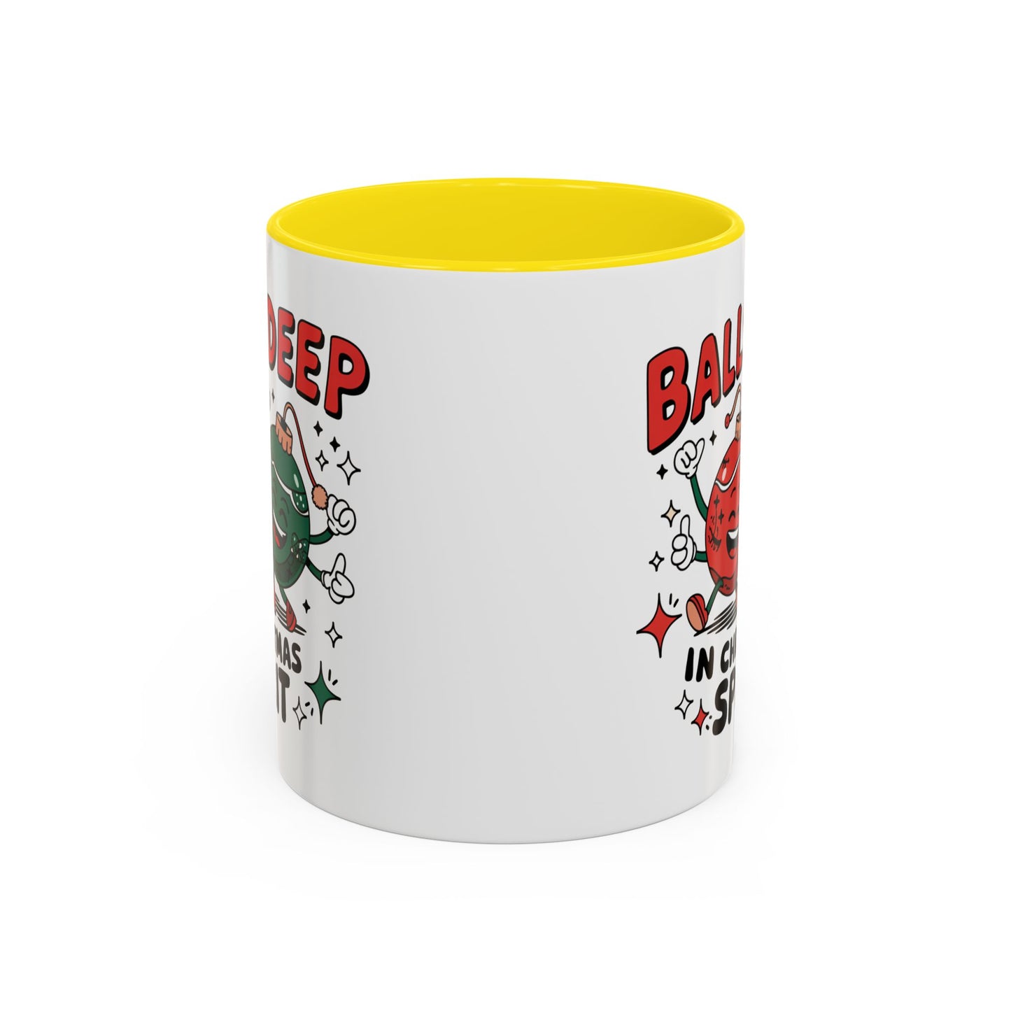 Adult Mug - Balls Deep in Christmas Spirit