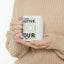 Motivation Mug - Think Positive Do Your Best Frame