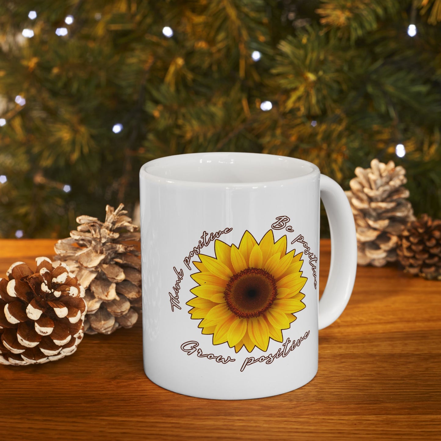 Wellness Mug - Think Positive Be Positive Grow Positive