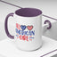 4th of July Mug - All American Girl