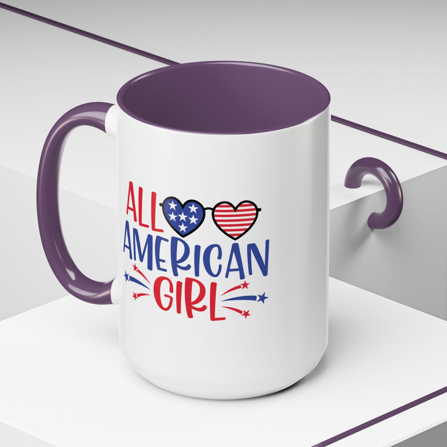 4th of July Mug - All American Girl