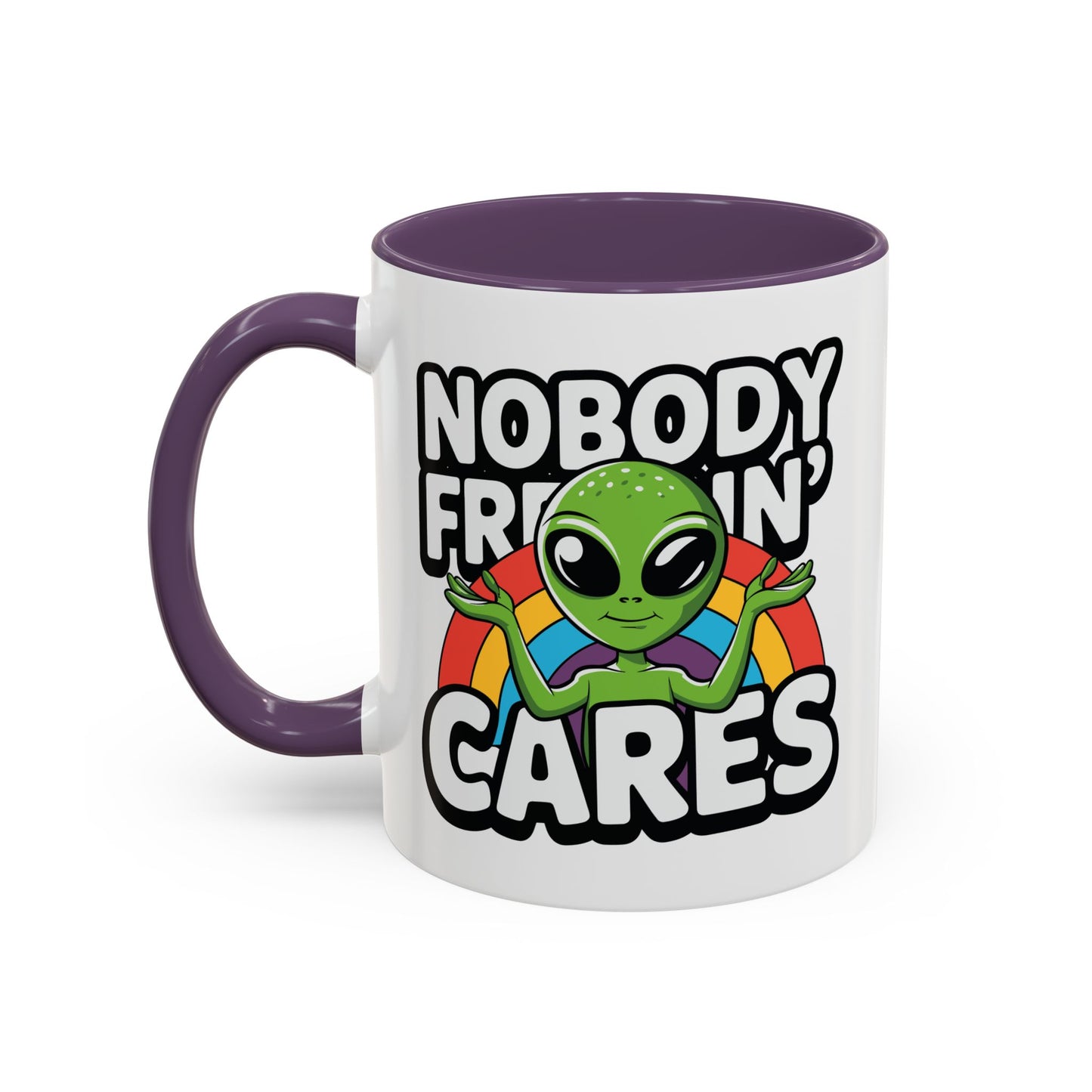 Alien Mug - Nobody Freakin Cares