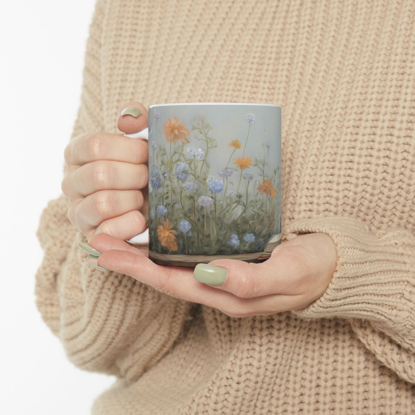Artistic Mug - Felted Cat