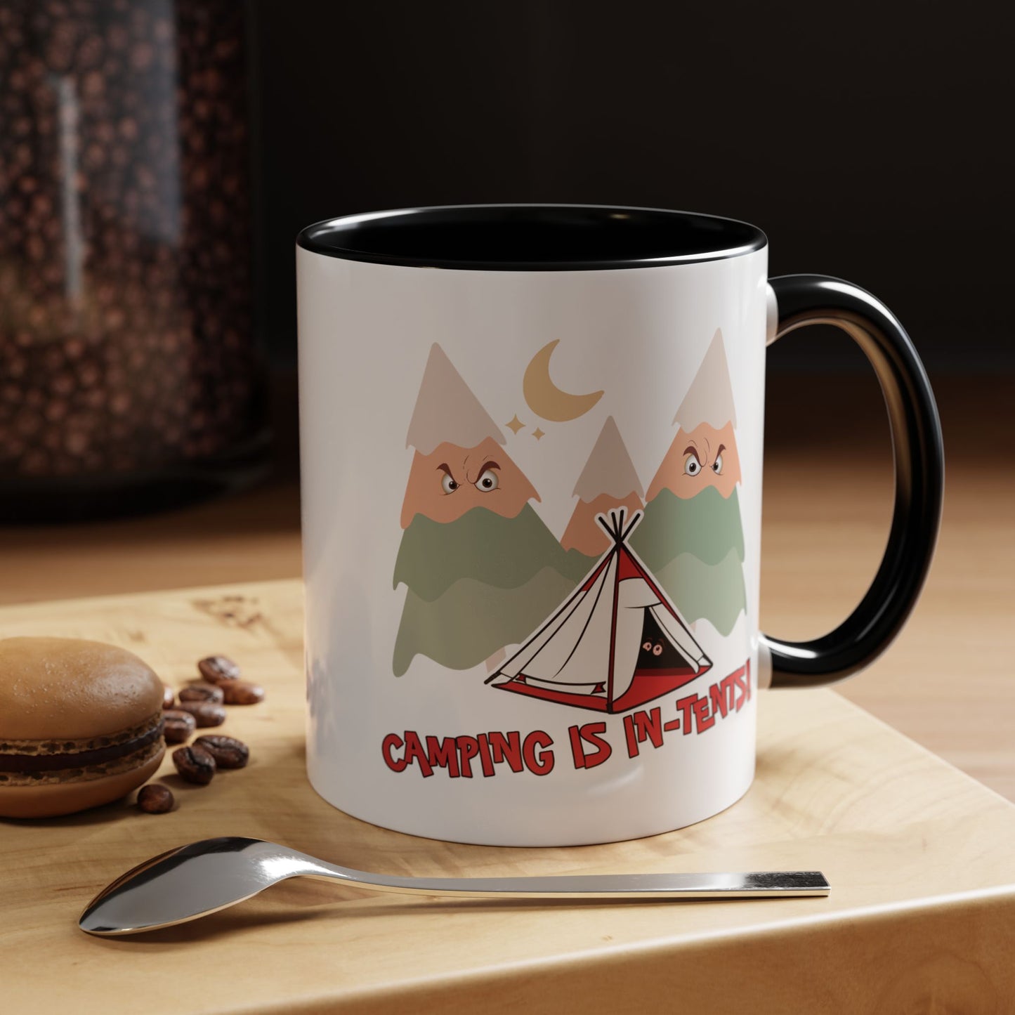 Humor Mug - Camping Is In Tents