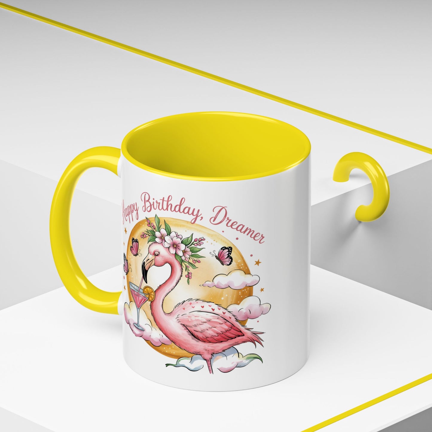 Birthday Mug - Pink Flamingo