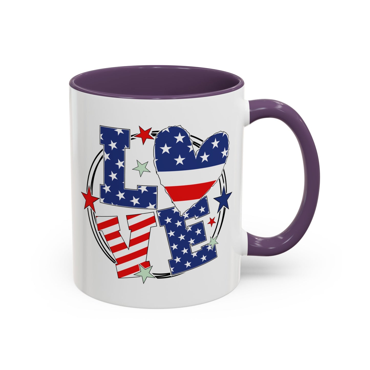 4th of July Mug - Love 4th of July