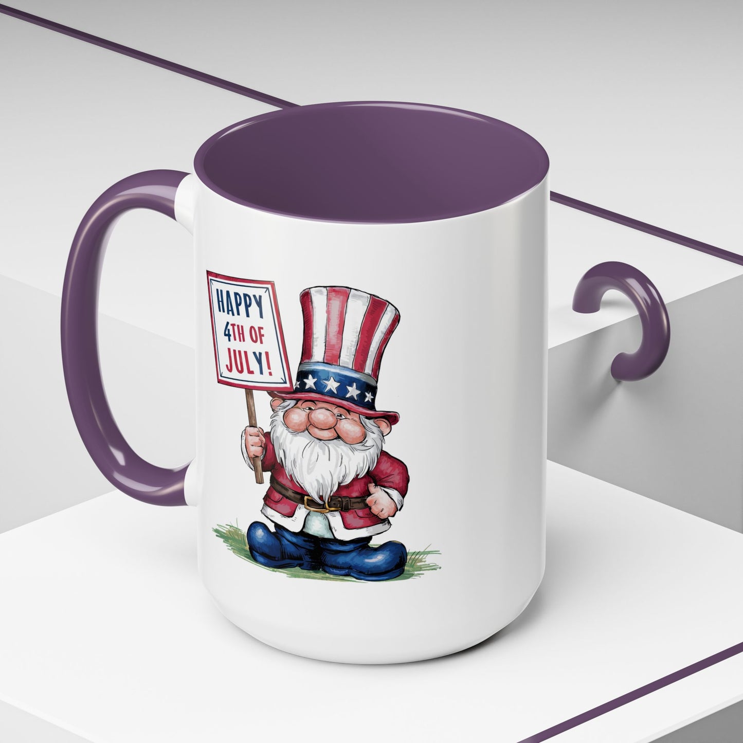 4th of July Mug - American Gnome 8