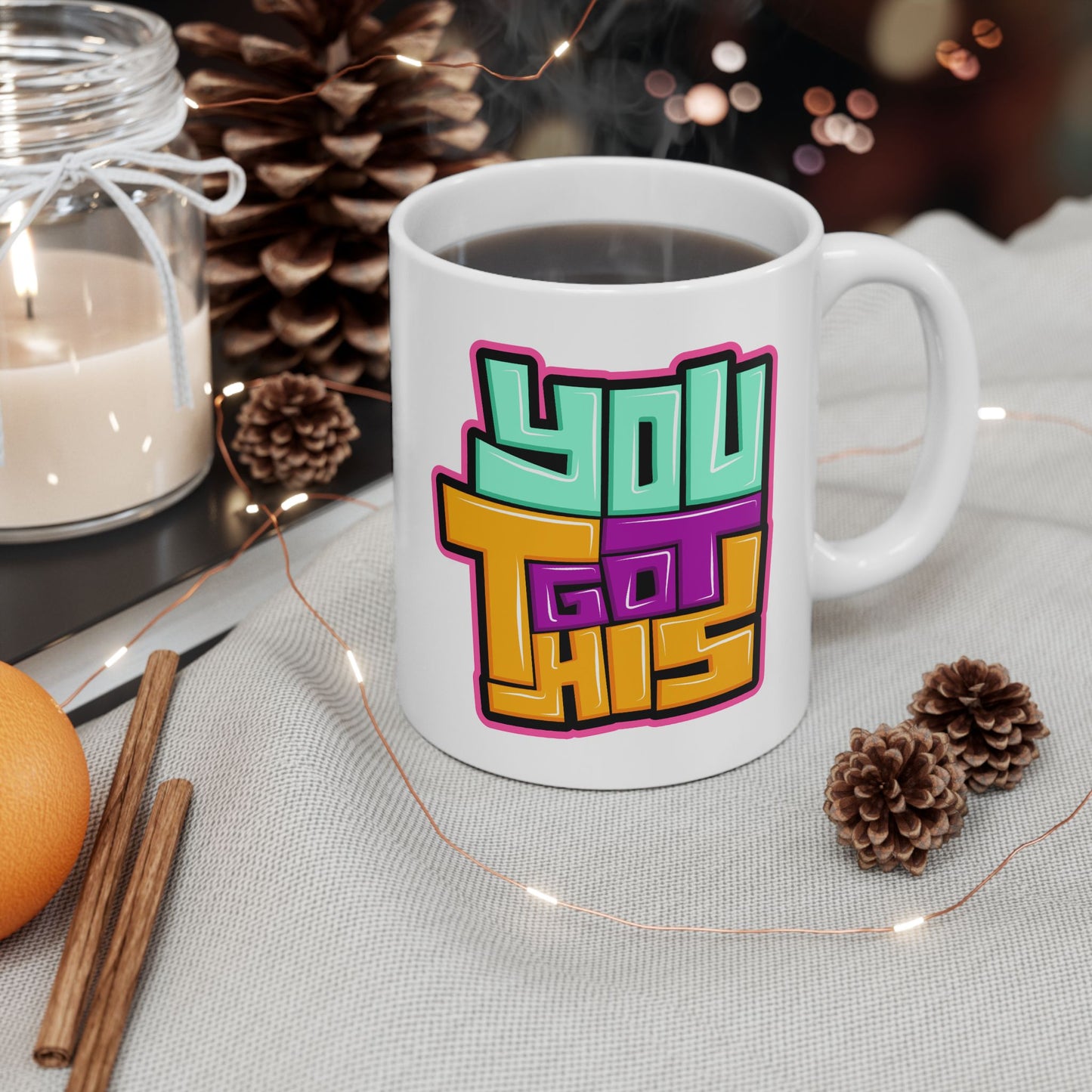 Motivation Mug - You Got This Graffiti