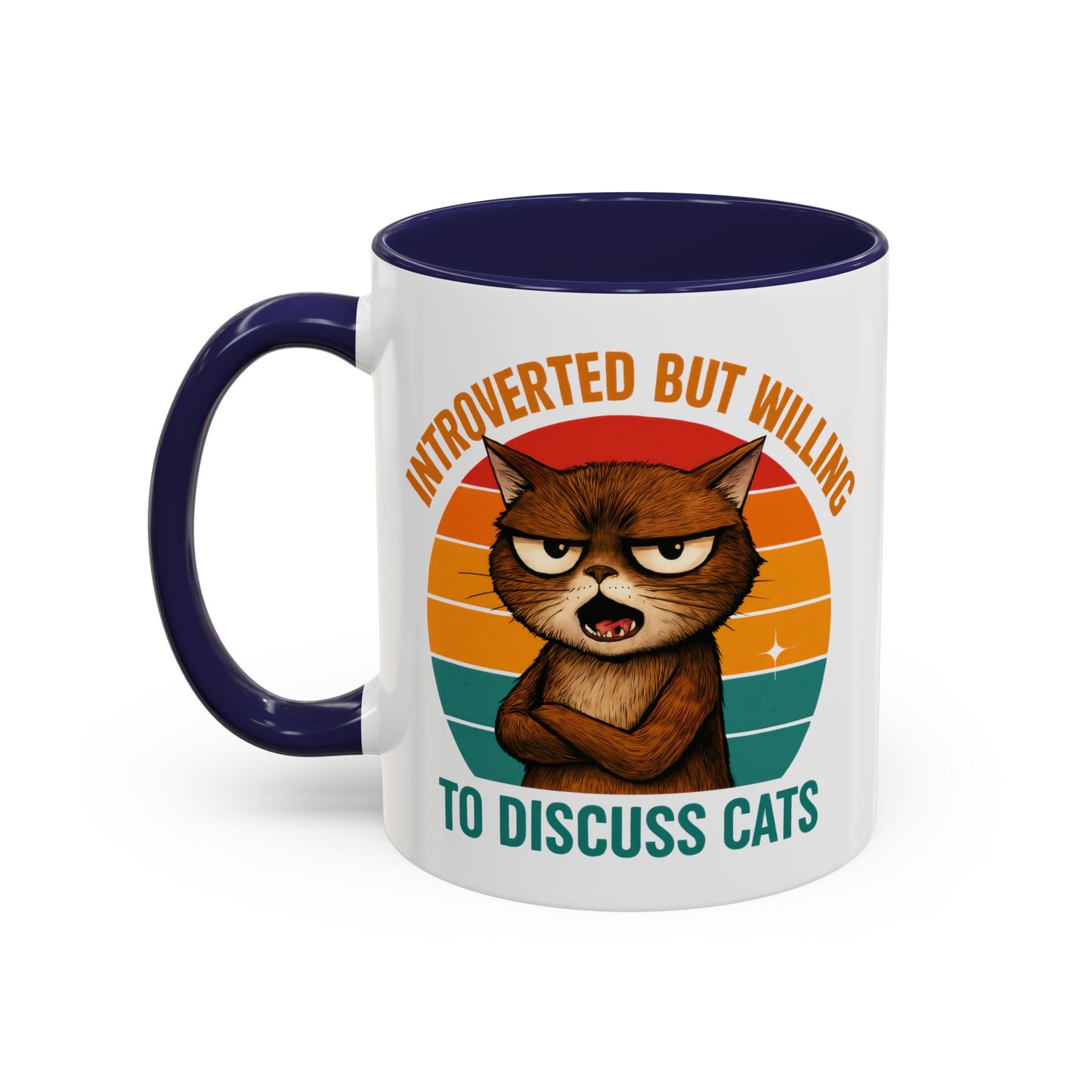 Animal Mug - Introverted But Willing To Discuss Cats