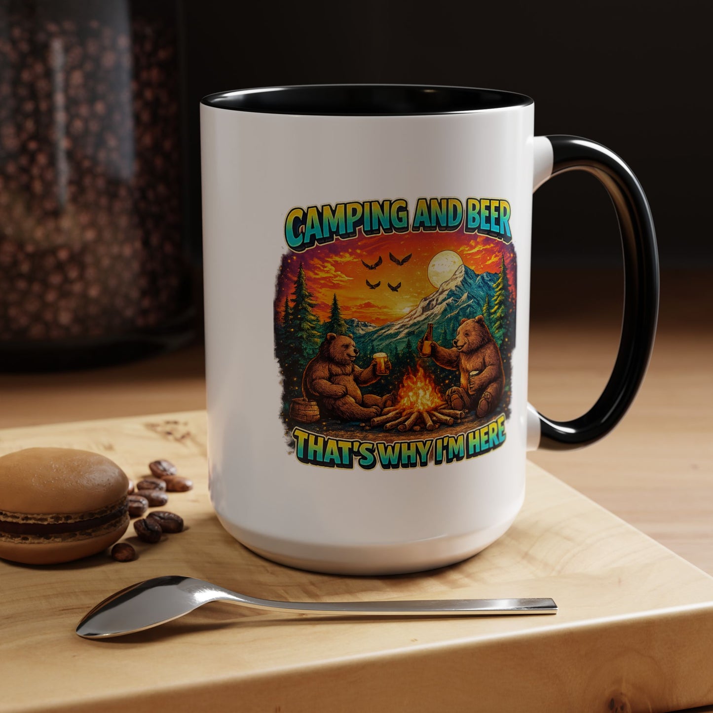 Humor Mug - Camping and Beer