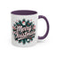 Christmas Mug - Merry Christmas White & Red Embossed Text