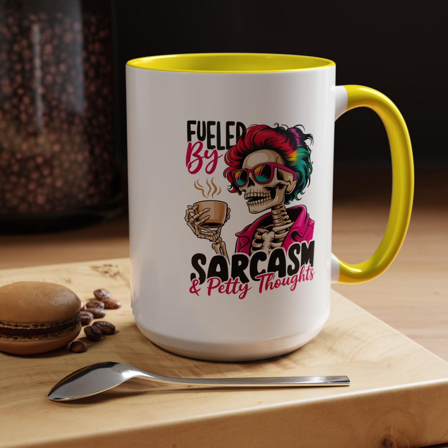 Humor Mug - Fueled by Sarcasm & Petty Thoughts