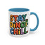 Humor mug - Stay Dino Chill
