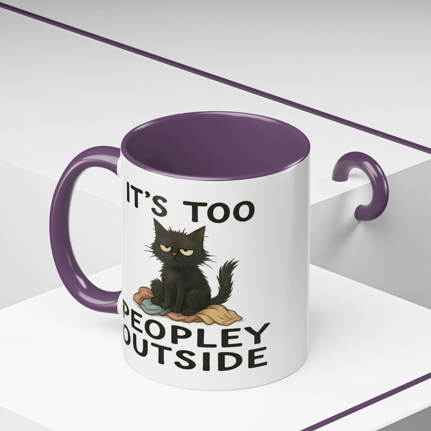 Animal Mug - It's Too Peopley Outside