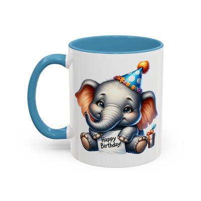 Birthday Mug - Happy Birthday Elephant Clipart