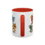 Christmas Mug - Merry Christmas Black Text Mouse Dog Cat Bird
