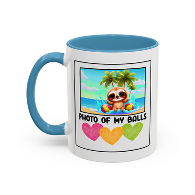 Adult Mug - Photo of My Balls