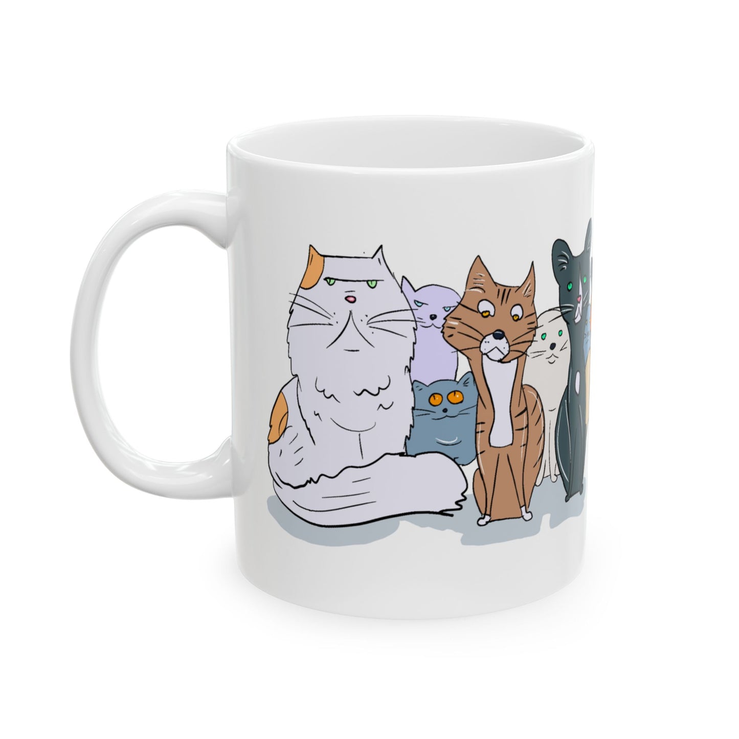 Animal Mug - Animated Cat Wrap