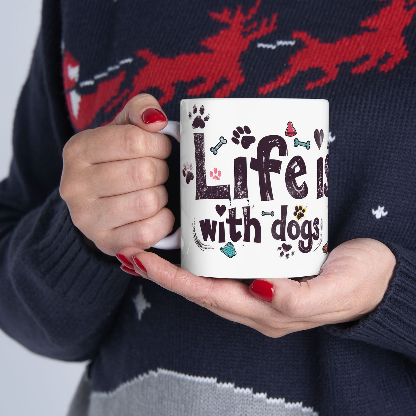 Animal Mug - Life Is Better With Dogs