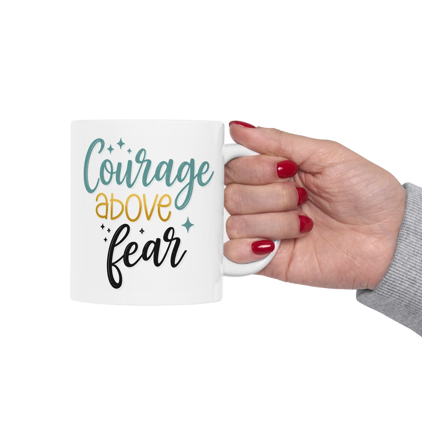 Wellness Mug - Courage Above Fear