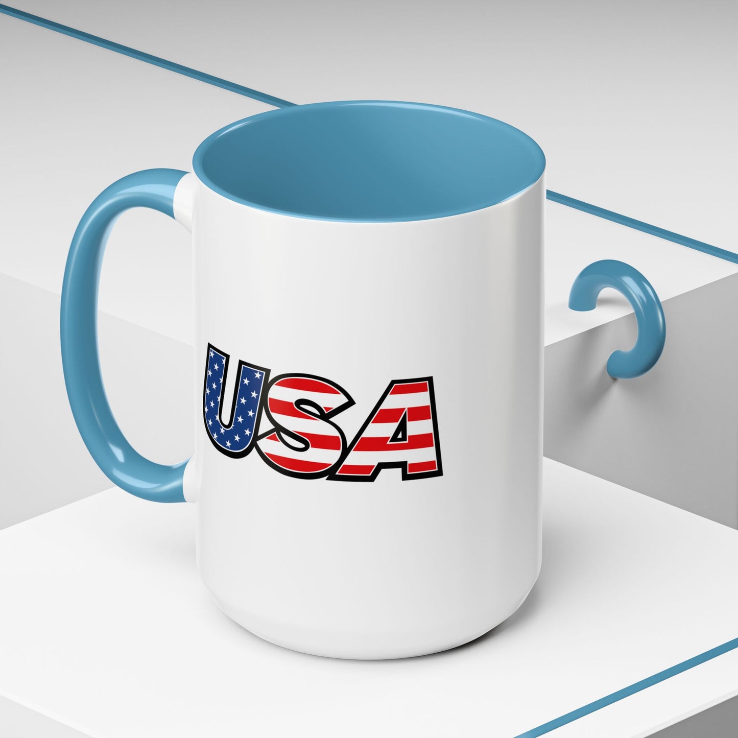 4th of July Mug - USA Flag
