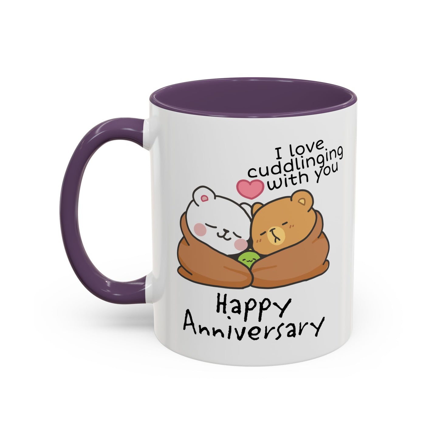 Anniversary Mug - I Love Cuddling With You