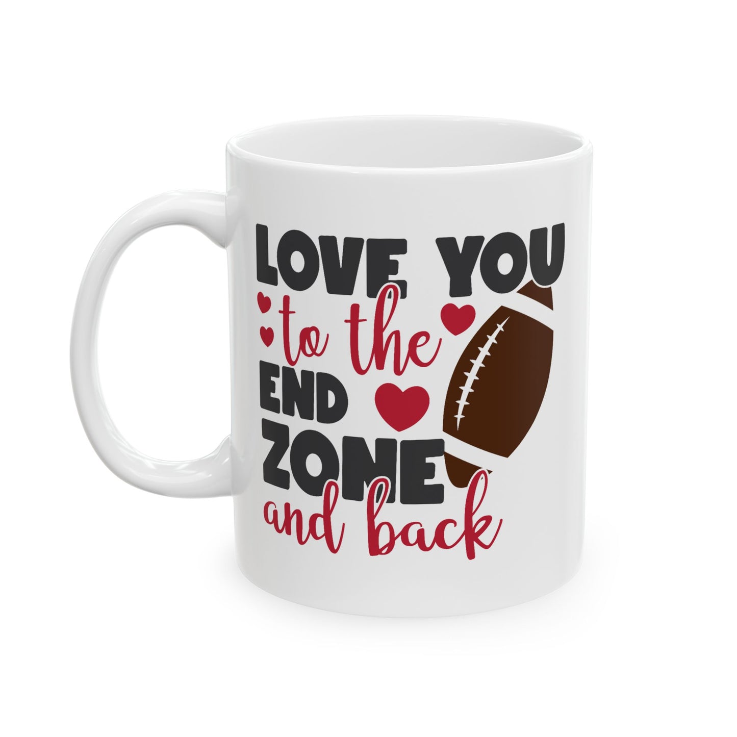 Anniversary Mug - Love You to the End Zone