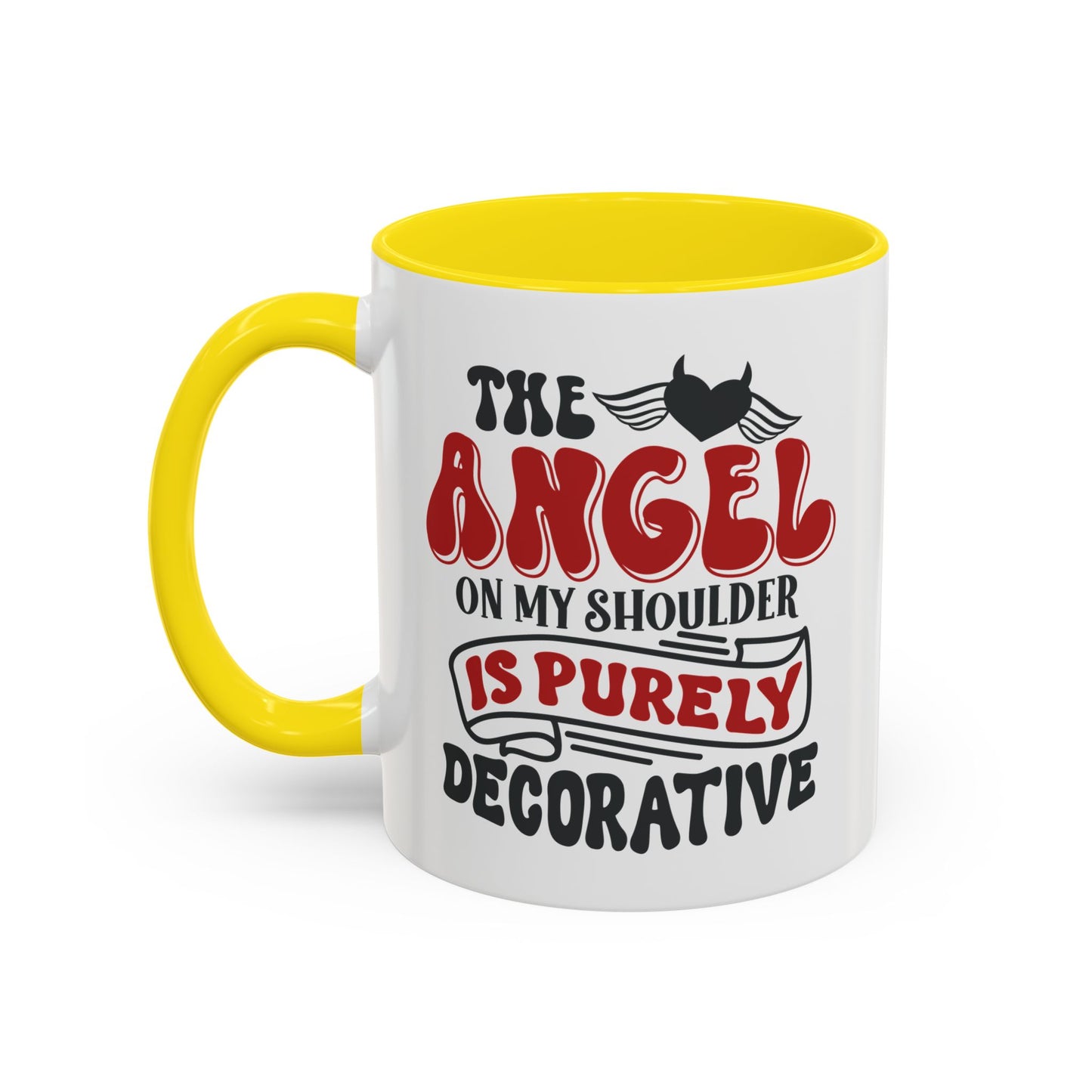 Humor Mug - The Angel on my Shoulder