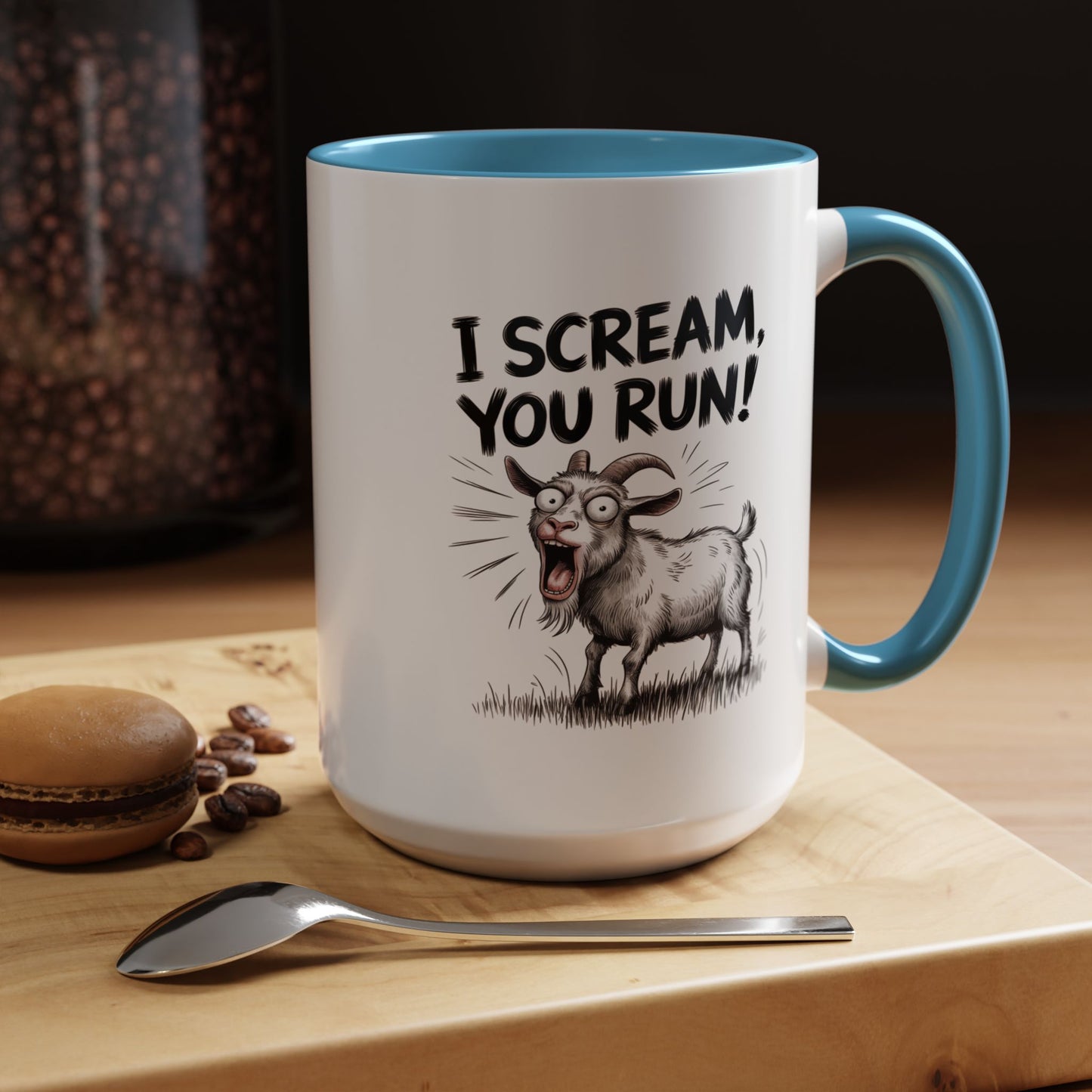 Humor Mug - I Scream, You Run