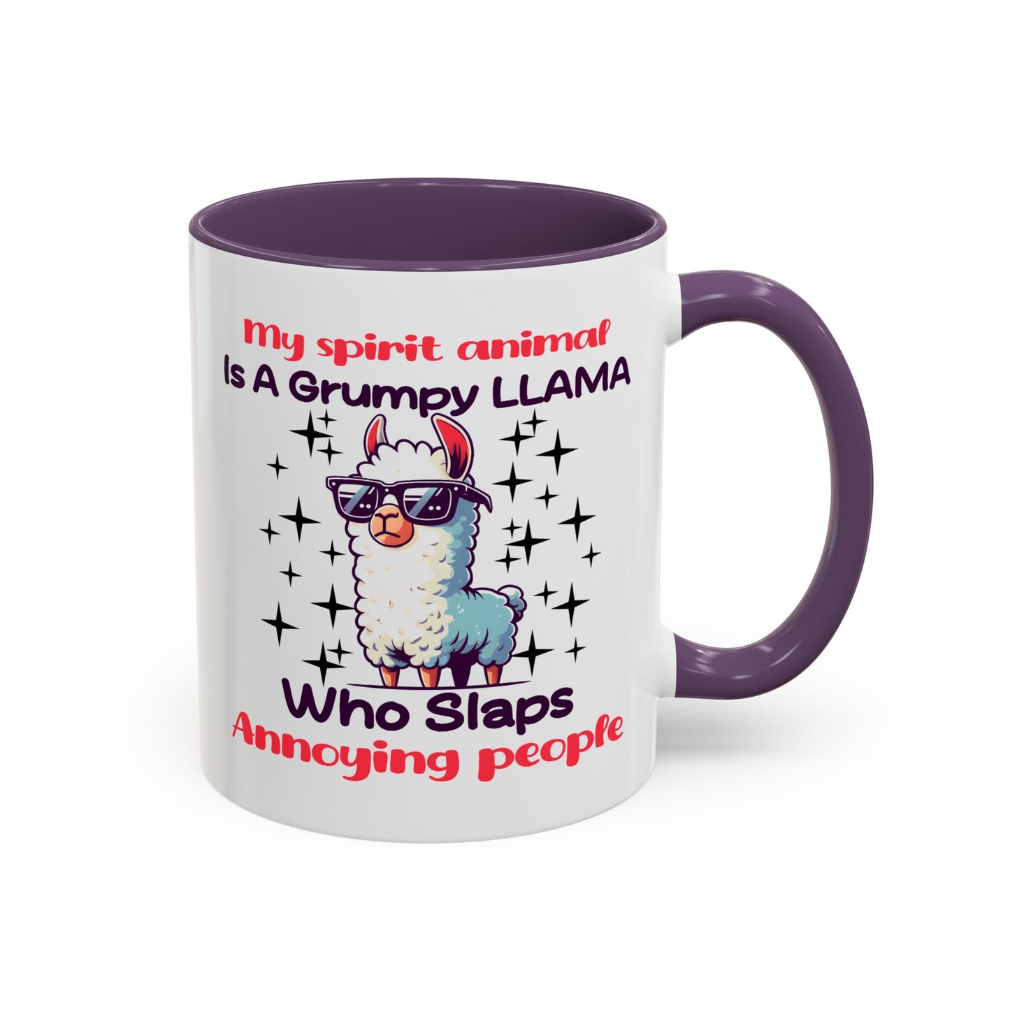 Humor Mug - My Spirit Animal is a Grumpy Llama