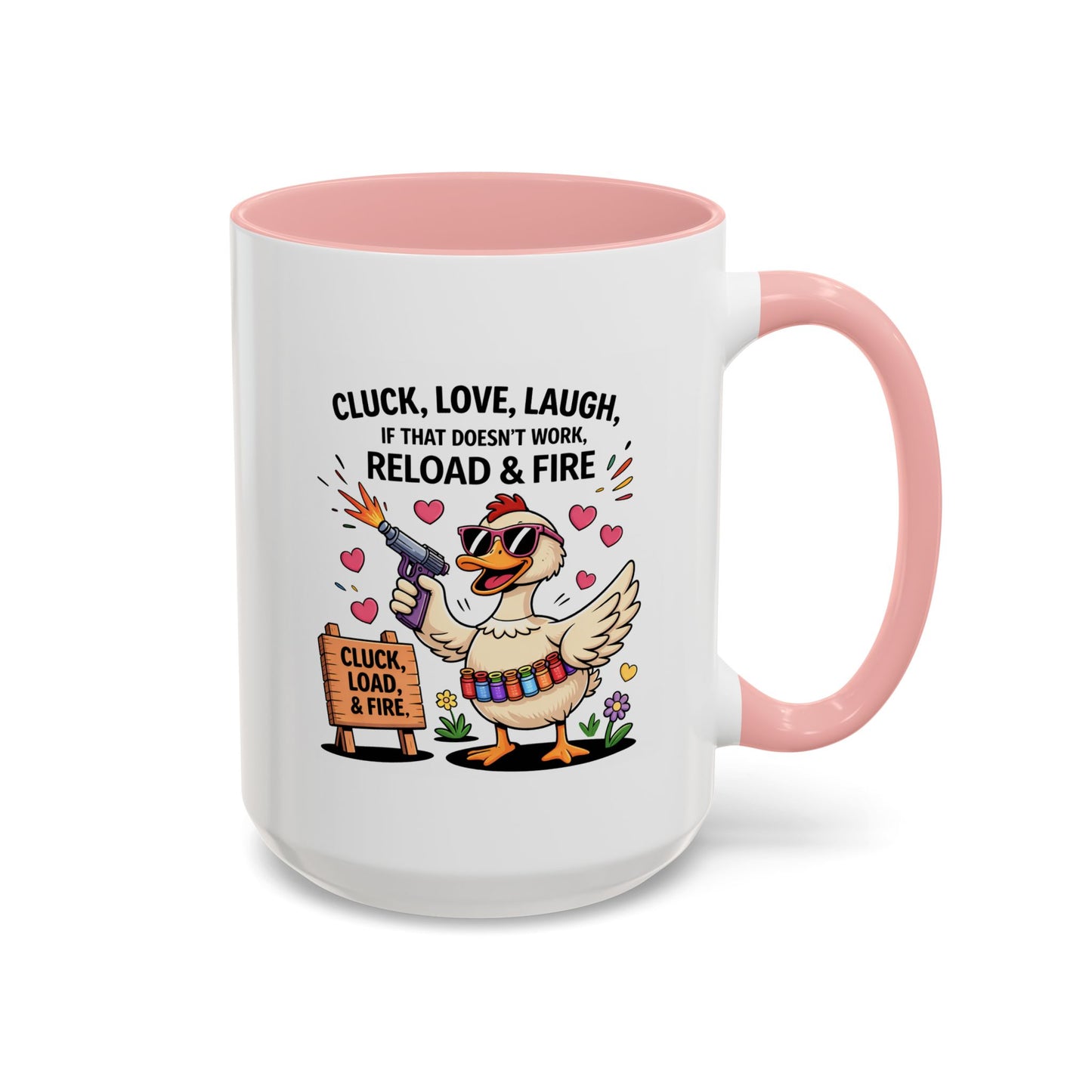 Adult Mug - Cluck Love Laugh