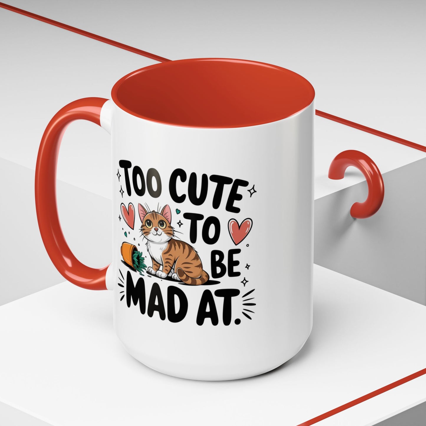 Animal Mug - Too Cute To Be Mad At