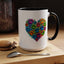 Animal Mug - Dog Paws Heart