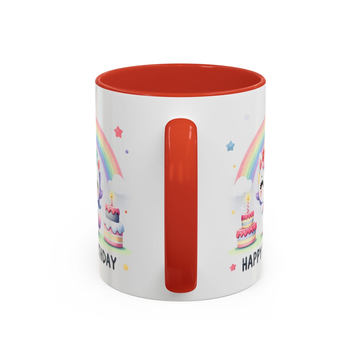 Birthday Mug -  Unicorn With Cakes