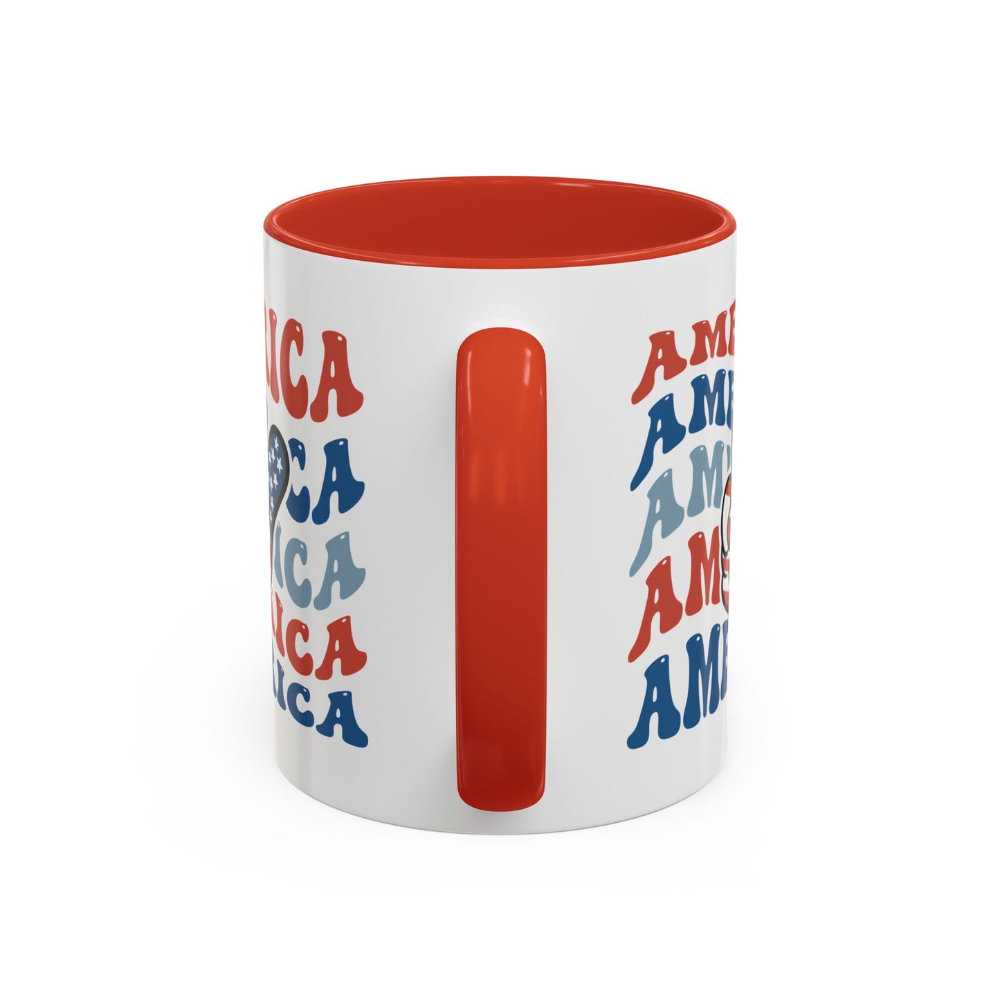 4th of July Mug - America peace Sign