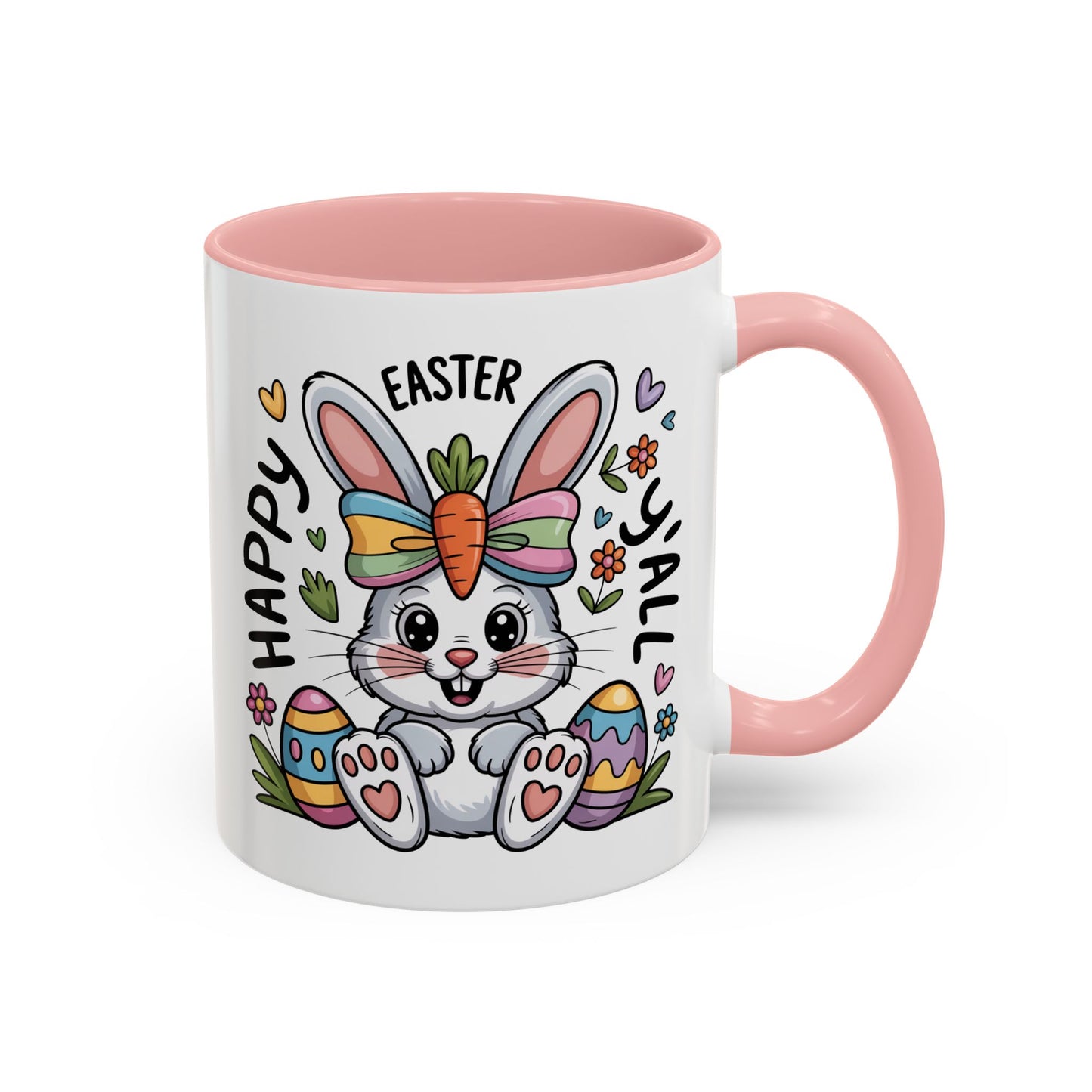 Easter Mug - Happy Easter Y'all Bunny