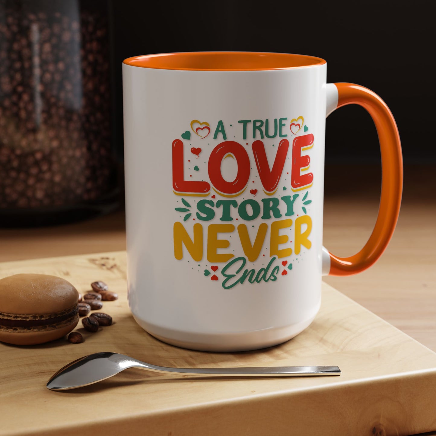 Anniversary Mug - A true Love Story Never Ends